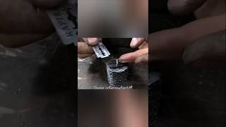 Process of making knife from blade razor and steel powder  Some information  shorts [upl. by Ahsead]