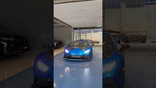 beautiful spec Lamborghini STO in Blu Nethuns sto lamborghini supercars [upl. by Pip]