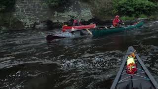 River Dee Canoe frills and spills [upl. by Acimahs]