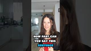 How Fast Can You Say This Sentence funchallenge speechpractice funenglish english learnenglish [upl. by Agretha]