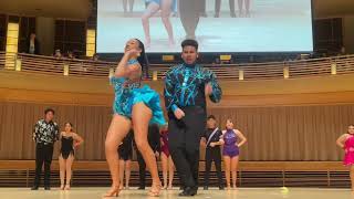 22nd Annual MCPS Latin Dance Competition Gaithersburg Bachata 1st place 30 Second Shine [upl. by Aldis967]