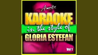 Mi Tierra In the Style of Gloria Estefan Karaoke Version [upl. by Llennyl]