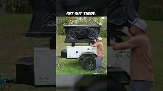 This Hard Top Rooftop Tent from Young Hunter is AMAZING rooftoptent tentreview campinggear [upl. by Duval]