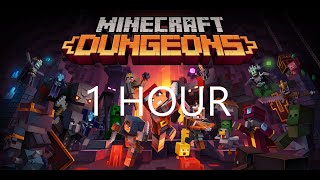 Minecraft dungeons final boss music 1 Hour [upl. by Nottirb552]