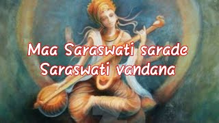 Maa saraswati sharde  saraswati vandana  harmonium cover by Abhishek Tripathi [upl. by Kerwon]