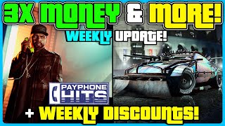 GTA ONLINE WEEKLY UPDATE HALLOWEEN UPDATE 3X MONEY amp MORE [upl. by Ettennek]