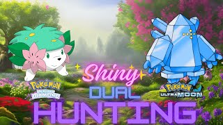 🔴Live Dual Shiny Hunting For Shaymin In BDSP💎amp Regice In Wormholes In Ultra Moon 🌙 shorts [upl. by Eiclud]