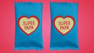 Geburtstagsgeschenke für Papa Geschenktüte basteln Geschenke für Papa Papier basteln [upl. by Haleemak544]