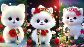 cute cat 🐈😺  Noor wala aaya hai Noor leke aaya hai  islamic video 3d 4k HDR [upl. by Dabney862]