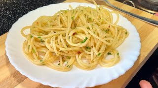 Spaghetti Aglio e olio Recipe for Beginner [upl. by Loris204]