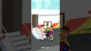 Ronaldo Helps Messi Find World Cup  Football Animation [upl. by Tychonn568]