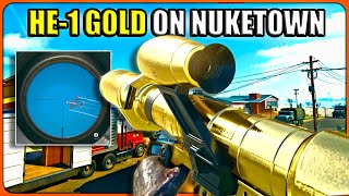 Get The HE1 Gold On Nuketown Fast Destroy UAV Guide [upl. by Marigold]