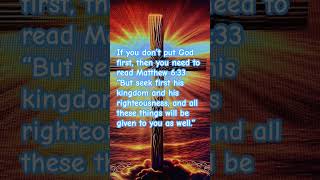 Always put God first pray praytogod jesus love godisgood [upl. by Harad950]