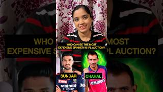 Who can be the most expensive spinner in IPL 2025 shorts cricket ipl ipl2025 [upl. by Libbna63]