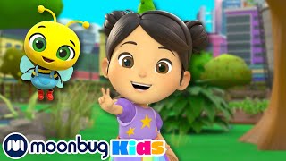 The Five Senses Shakedown  Cartoons amp Kids Songs  Moonbug Kids  Nursery Rhymes for Babies [upl. by Jung]