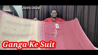 Rs1099 free Shipping Ganga Ke Suit Winter Pashmina Collection stock clearance Sale Katran market [upl. by Reinaldos]