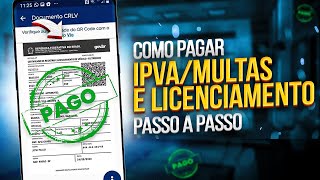 Como PAGAR IPVA E LICENCIAMENTO DETRAN [upl. by Immas]