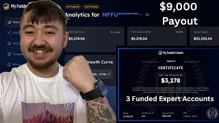 9000 Payout With MyFundedFutures Payout Withdrawal Process With 3 Funded Expert Accounts [upl. by Phenice138]