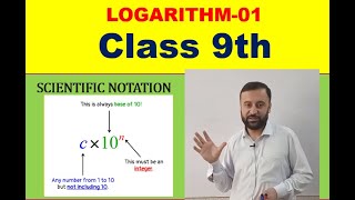 LOGARITHM O1 SCIENTIFIC NOTATION Matric Level  IN URDUHINDI [upl. by Suez]