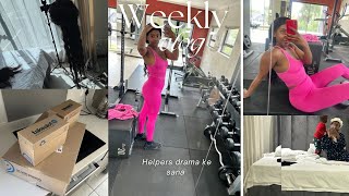 Weekly Vlog Takealot Haul Helper Drama will I make it to fashion week Grocery Shopping [upl. by Xymenes]