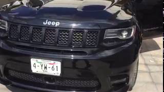 GRAND CHEROKEE SRT BLINDADA NIVEL 7 TANQUE BLINDADO PARTICULAR [upl. by Ecirpak680]