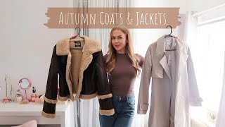 Autumn Coats amp Jackets Try On Haul 2024  Vinted Superdry Primark amp NAKD [upl. by Leakim]