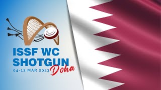 Skeet Women Finals  2023 Doha QAT  ISSF World Cup Shotgun [upl. by Cacia]