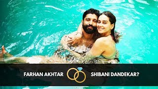 Wedding bells for Farhan Akhtar and Shibani Dandekar [upl. by Ahseiym895]