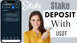 How To Deposit Money In Stake With USDT  Stake USDT Deposit [upl. by Htims]