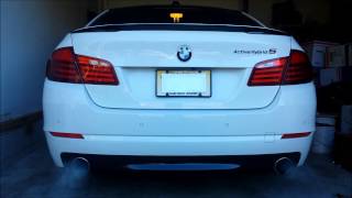 F10 535i hybrid muffler delete  cold start up [upl. by Aimee]