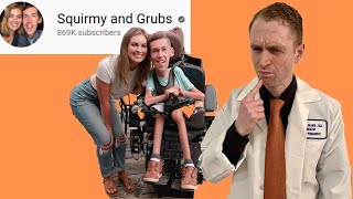 Neurologist Analyzes Squirmy and Grubs Spinal muscular Atrophy Shanes Treatment Fake Channel [upl. by Weatherley]