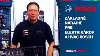 Základné náradie pre elektrikárov a HVAC Bosch [upl. by Keverian]