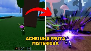 Achei uma FRUTA no chão  Será que é boa Blox Fruits [upl. by Gina]