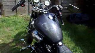 Yamaha Virago XV1100 custom chopper [upl. by Yvon]