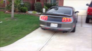 2013 Mustang GT 50  JBA LTs Offroad H Borla STypes Resonator Delete  IdleRev [upl. by Annoet]