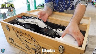 FULL METAL HYDRAULIC RC EXCAVATOR G101H WHITE EDITION FROM AMEWI UNBOXING TomBikonkav [upl. by Marcelo776]