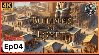 Builders of Egypt 4K Gameplay  Episode 04  New MapPC [upl. by Agem198]