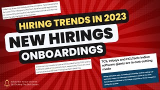 Hiring Trends in This Year  Onboarding Process  New Hirings [upl. by Onateag174]