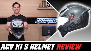 AGV K1 S Helmet Review at SpeedAddictscom [upl. by Arakat]