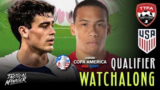 Trinidad amp Tobago vs USA Live Watchalong  CONCACAF Nations League [upl. by Kaule]