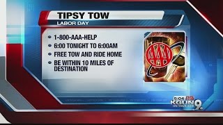 Tipsy Tow is being offered by AAA Arizona for Labor Day [upl. by Haggi]