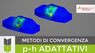 Metodi di convergenza automatica  SolidWorks Simulation [upl. by Nnoved]