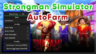 Strongman Simulator  Full AutoFarm Script  Pastebin [upl. by Faline]