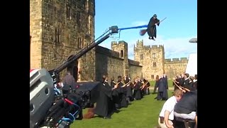 The First Flying Lesson  Behind The Scenes of Harry Potter [upl. by Essej81]