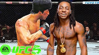 UFC5 Bruce Lee vs Lil Wayne EA Sports UFC 5  Super Fight [upl. by Alyar790]