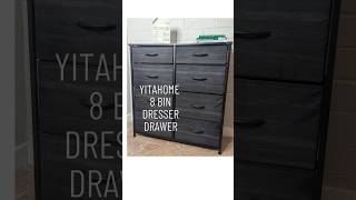 Stylish New 8 Bin Dresser Drawer Fabric Wood Grain Dresser Drawer by Yitaihome [upl. by Jana]