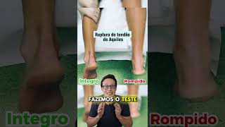 Ruptura do Tendão de Aquiles😱🦵 medico medicina curiosidades curiosidademedicina enfermeira [upl. by Jelle]