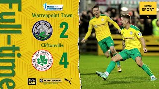 HIGHLIGHTS  Warrenpoint Town 24 Cliftonville [upl. by Gem585]