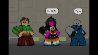 Roblox Block Tales  Beating the pit floor 19 with FritoKeso amp Brick [upl. by Westberg]