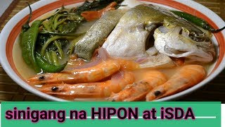 SINIGANG na HIPON AT ISDA  2IN1RECIPE [upl. by Vihs]